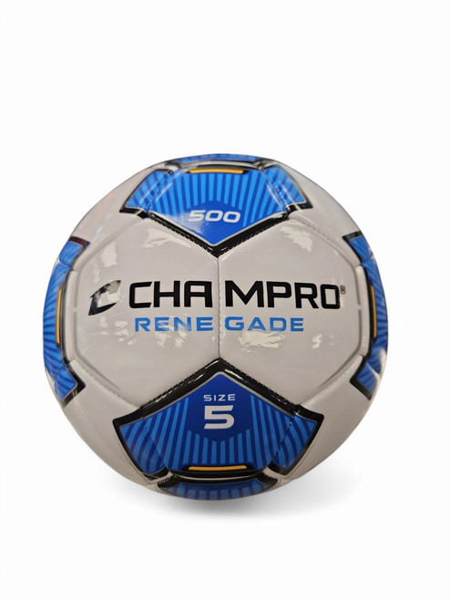 Vist Large View of Product Image Which is New CHAMPRO RENEGRADE SOCCER BALL BLUE, SIZE 5