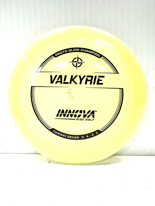 Vist Large View of Product Image Which is Used Innova VALKYRIE Disc Golf Driver White