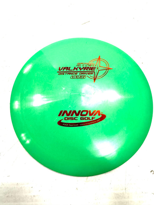 Vist Large View of Product Image Which is Used Innova VALKYRIE Disc Golf Driver Green 166g