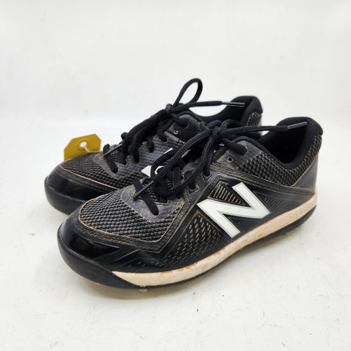 Used New Balance BASEBALL CLEAT BB/SB Cleats Black Junior 03.5 10589-S000410692