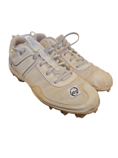 Used Under Armour GLYDE BB/SB Cleats White Senior 10.5 11850-S000019358