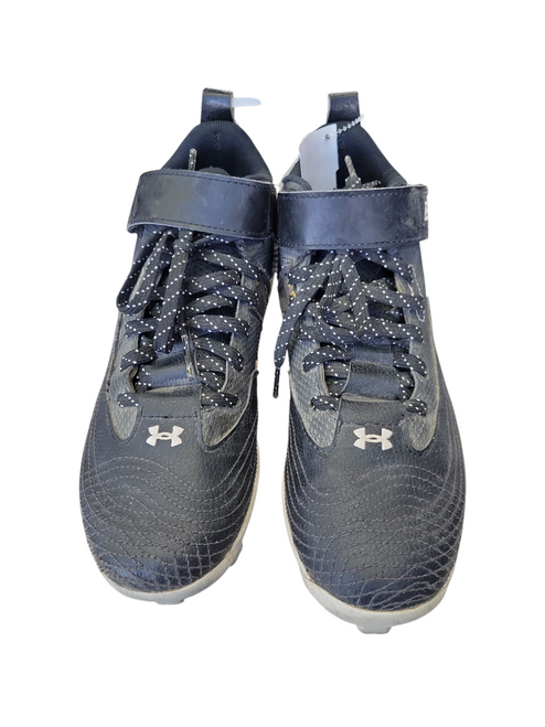 Vist Large View of Product Image Which is Used Under Armour BB CLEATS BB/SB Cleats Black Junior 03 11708-S000176437