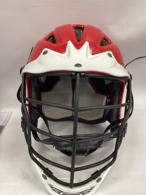 Vist Large View of Product Image Which is Used Cascade CPV Lacrosse Helmet Red S/M