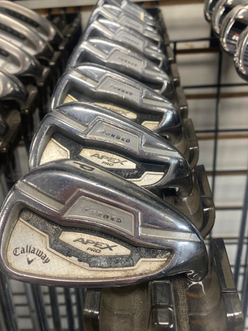 Vist Large View of Product Image Which is Used Callaway APEX PRO FORGED Mens Iron Set RH 3I-PW