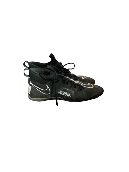 Vist Large View of Product Image Which is Used Nike ALPHA Adult FB Cleats Black Senior 9.5