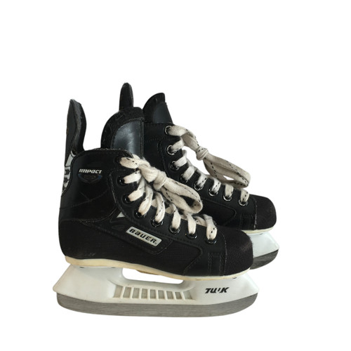 Vist Large View of Product Image Which is Used Bauer 10 BAUER IMPACT Youth Hockey Skate Youth 10.0