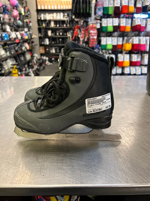Vist Large View of Product Image Which is Used Riedell FIGURE SKATE WomensFigure Skate Black Adjustable 11339-S000186697