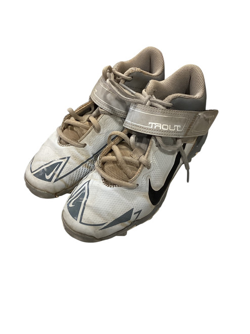 Vist Large View of Product Image Which is Used Nike TROUT GREY BB/SB Cleats Grey Junior 03.5 11884-S000043174