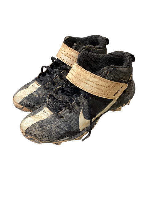 Vist Large View of Product Image Which is Used Nike TROUT BLACK BB/SB Cleats Black Youth 06.0 11884-S000043177