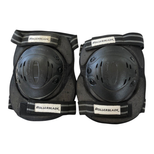 Vist Large View of Product Image Which is Used Rollerblade Skateboard Kneepads Black LG 11820-S000038283