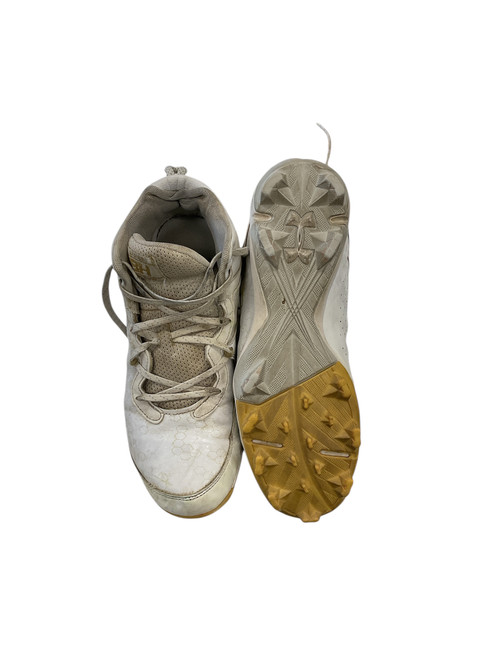 Vist Large View of Product Image Which is Used Under Armour BB/SB Cleats White Senior 8.5 11856-S000017293