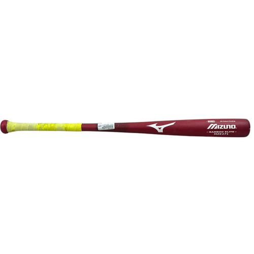 Vist Large View of Product Image Which is Used Mizuno BAMBOO ELITE MZE271 BB/SB Wood Bat 33"