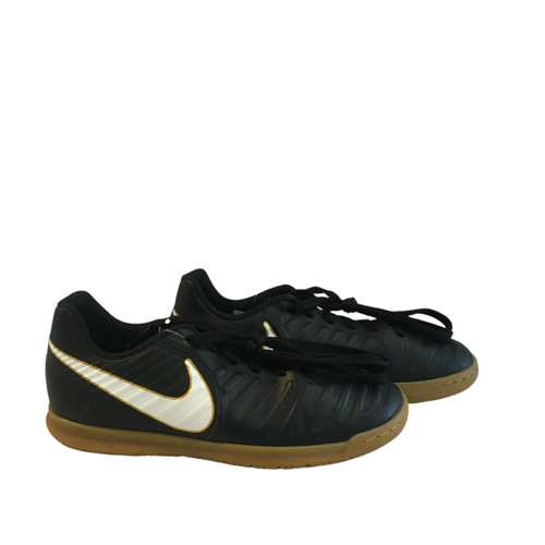 Vist Large View of Product Image Which is Used Nike Soccer Indoor Shoes Black Junior 02.5