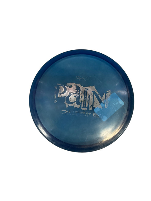 Vist Large View of Product Image Which is Used Latitude 64 OPTO PAIN Disc Golf Mid Range Royal Blue 172g