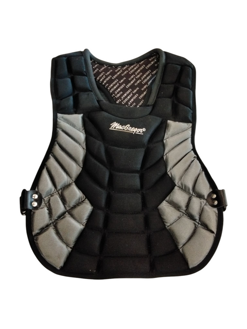 Vist Large View of Product Image Which is Used MacGregor Catchers Chest Protector Black Intermed