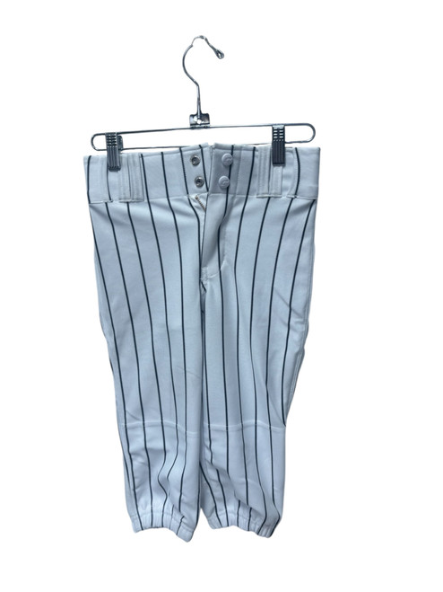 New Champro Triple Crown Knicker Pinstripe Baseball Pant Boys White/Black SM 11731-S000134817