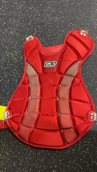 Vist Large View of Product Image Which is Used Champro LIDS CP03 Catchers Chest Protector Red Youth