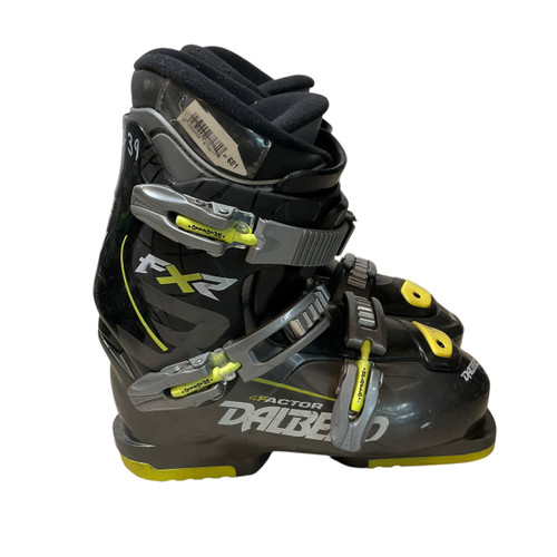 Used Dalbello 4XR 4FACTOR Boys DH Ski Boot Black 235 MP - J05.5 - W06.5 11484-S000275218