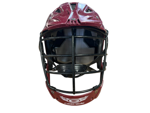 Vist Large View of Product Image Which is Used Cascade LAX HELMET MAROON S/M Lacrosse Helmet Maroon S/M