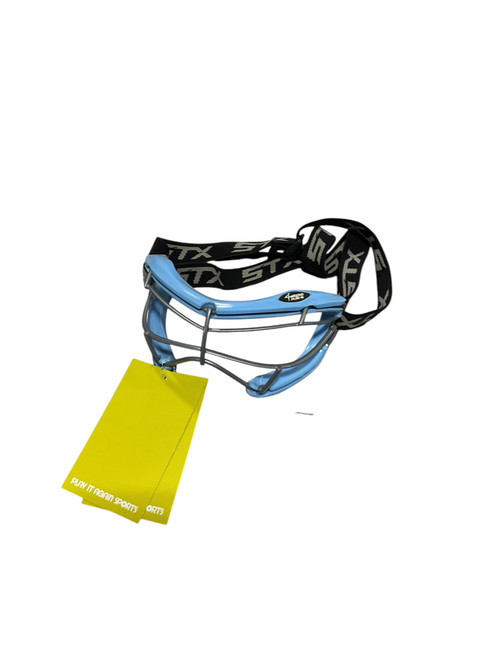 Used STX LIGHT BLUE Lacrosse Facial Protect Carolina Blue Senior 11834-S000032920