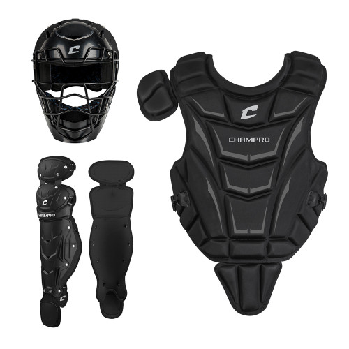 Vist Large View of Product Image Which is New Champro Helmax 2.0 Set BLK 6-9