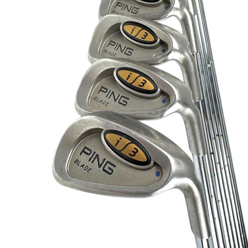Used Ping I3 BLADE BLUE DOT Men's RH Iron Set 3I-GW Steel Shaft 11506-S000275308
