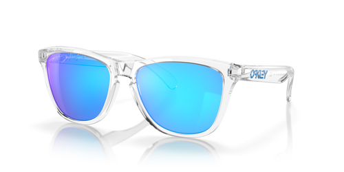 Vist Large View of Product Image Which is Oakley Frogskins Crystal Clear Sunglasses #OO9013D055
