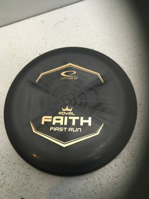 Vist Large View of Product Image Which is Used Latitude 64 FAITH FIRST RUN Disc Golf Putter Grey 174g