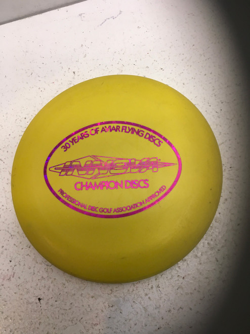 Vist Large View of Product Image Which is Used Innova CHAMPION AVIAR Disc Golf Putter Yellow 175g