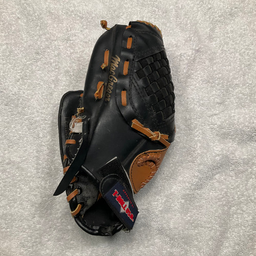 Vist Large View of Product Image Which is Used MacGregor 95170 Baseball Glove LH Throw Black And Copper 10"