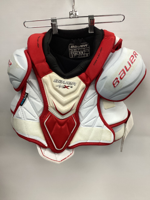 Vist Large View of Product Image Which is Used Bauer APX2 Junior Shoulder Pads MD