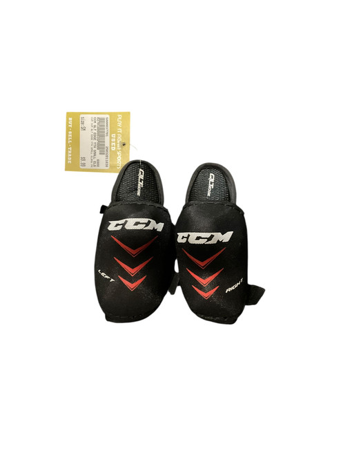 Vist Large View of Product Image Which is Used CCM CCM QLT EDGE YTH SMALL ELBOW PADS Youth Elbow Pads SM