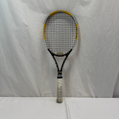 Vist Large View of Product Image Which is Used Head Racquet LIQUIDMETAL 2 Adult Tennis Racquet Yellow 4 3/8"