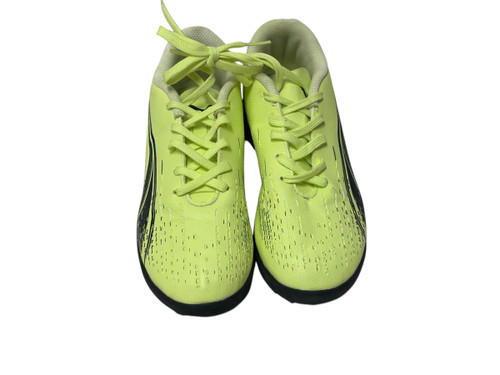 Vist Large View of Product Image Which is Used Puma ULTRA 10626-01 Soccer Turf Shoes Neon Green Junior 03