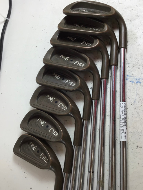 Vist Large View of Product Image Which is Used Ping EYE 2 BC BLACK DOT Mens Iron Set RH 3I-PW 10105-S000277434
