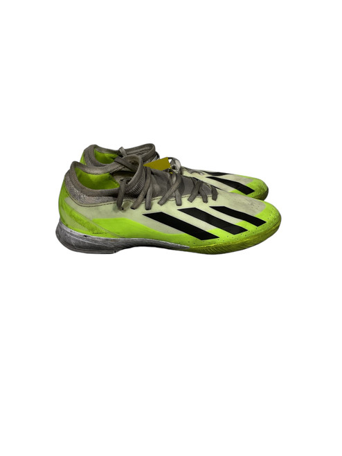 Vist Large View of Product Image Which is Used Adidas Soccer Indoor Shoes Green Senior 5