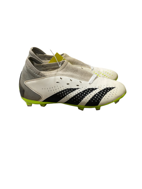 Vist Large View of Product Image Which is Used Adidas Soccer Cleats White Senior 5