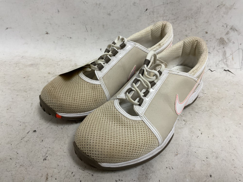 Vist Large View of Product Image Which is Used Nike Air Summer Lite 317620-216 Womens Golf Shoes White Senior 8.5