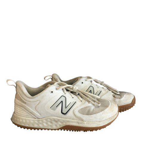 Vist Large View of Product Image Which is Used New Balance 8 NB TURF SHOE BB/SB Cleats White Senior 8 11749-S000182488