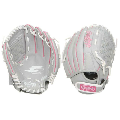 Vist Large View of Product Image Which is New 10" RAWLINGS RIGHT HAND THROW SURE CATCH FASTPITCH GLV