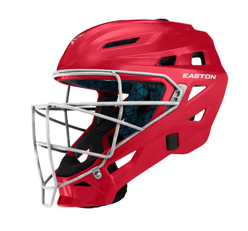 Vist Large View of Product Image Which is Easton Gametime Catcher's Helmet Scarlet #GMETMECH