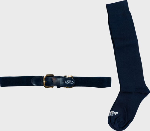 Vist Large View of Product Image Which is New RAWLINGS BELT/SOCK LG NAVY