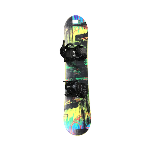 Vist Large View of Product Image Which is Used Rossignol SCAN Boys Board/Binding Black 120 cm