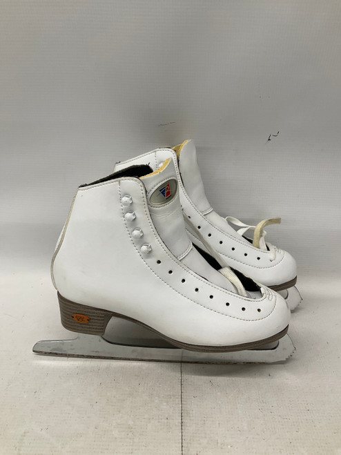 Vist Large View of Product Image Which is Used Riedell FIGURE SKATES WomensFigure Skate White Senior 5 11836-S000023584