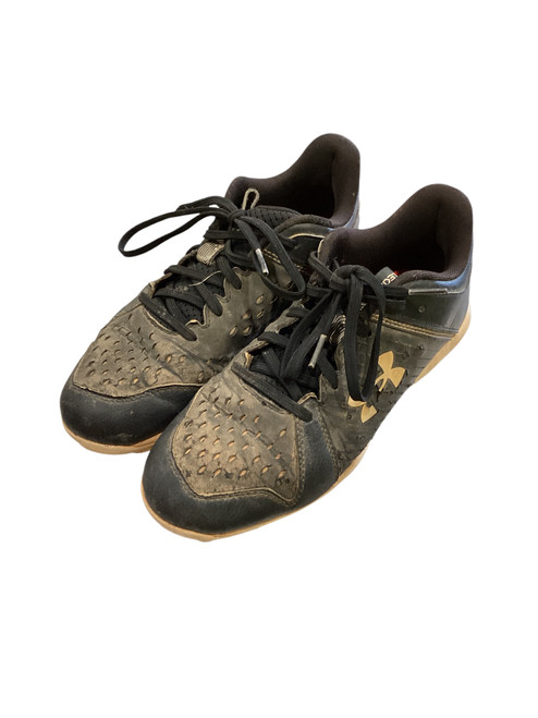Vist Large View of Product Image Which is Used Under Armour BASEBALL CLEATS BB/SB Cleats Black Junior 05.5 11884-S000043454