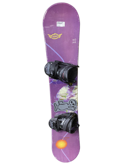Vist Large View of Product Image Which is Used Sims SPINNER Girls Snowboard/Binding Purple 135 cm