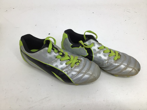 Used Puma JUNIOR 1.0 SOCCER CLEATS Soccer Cleats Silver Junior 01 11752-S000062283