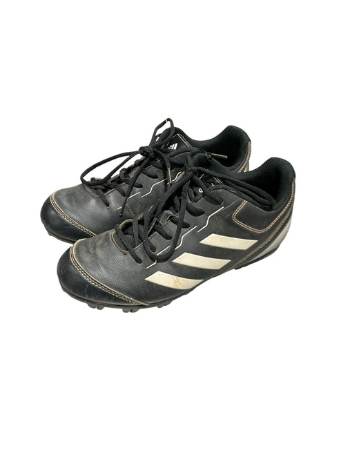 Vist Large View of Product Image Which is Used Adidas BLK/WHT CLEAT BB/SB Cleats Black Junior 04.5 11834-S000033118