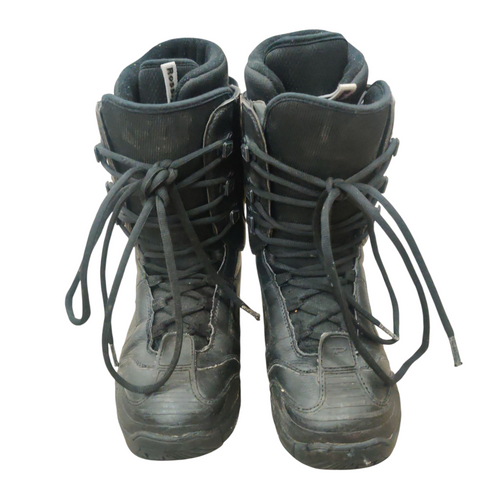 Used Rossignol BLACK Mens Snowboard Boots Black Senior 9 11218-S000397531