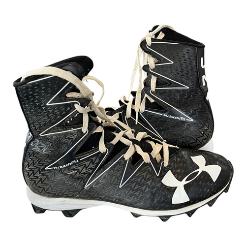 Vist Large View of Product Image Which is Used Under Armour BASEBALL CLEATS BB/SB Cleats Black Senior 9 11820-S000038511